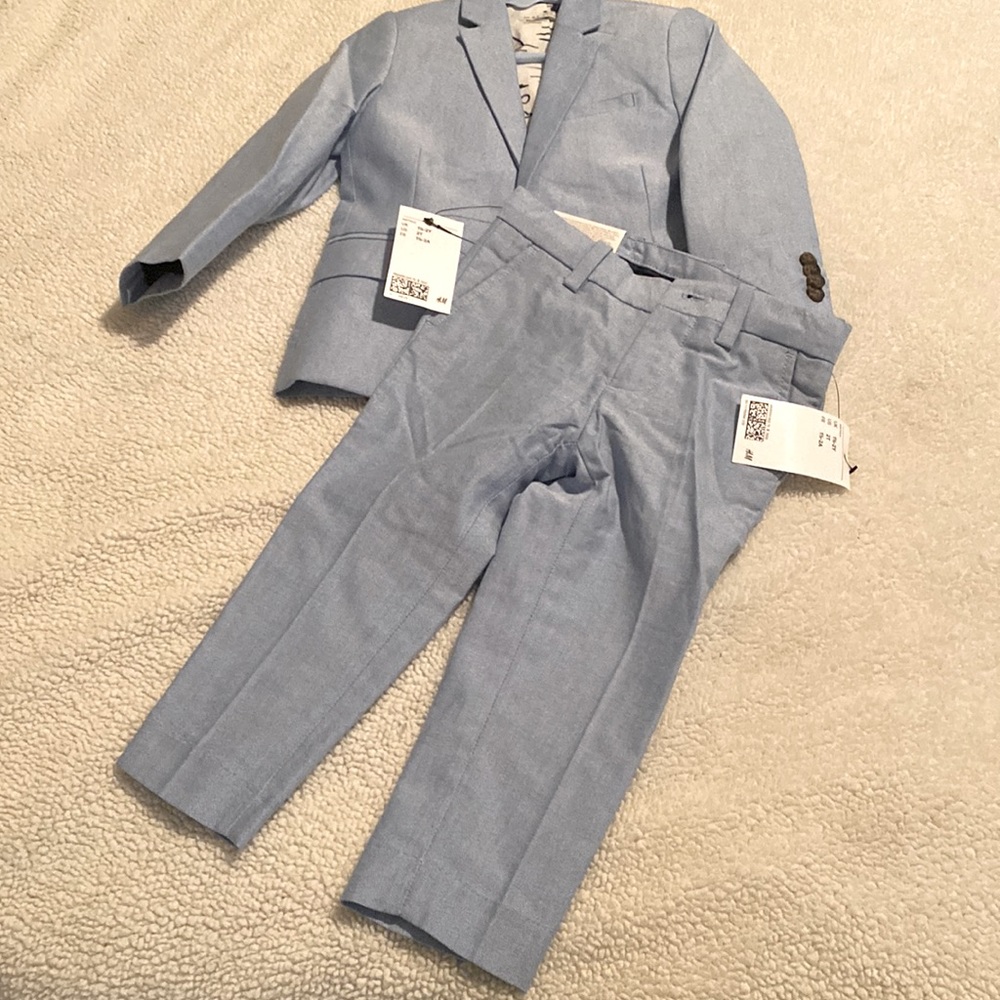 Toddler suit pale blue